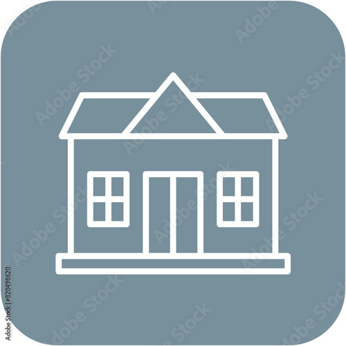 Local Accommodation vector icon. Can be used for Golf iconset.