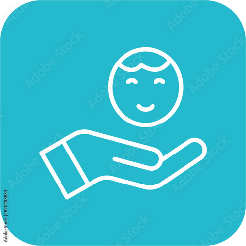 Day Care vector icon. Can be used for Child Adoption iconset.