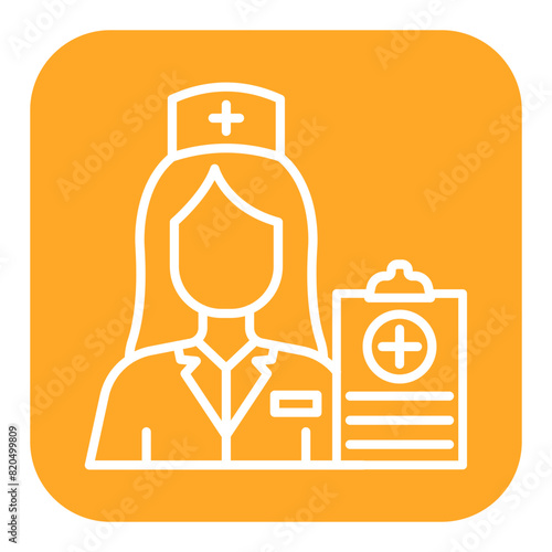 Nurse Practitioner vector icon. Can be used for Nursing iconset.
