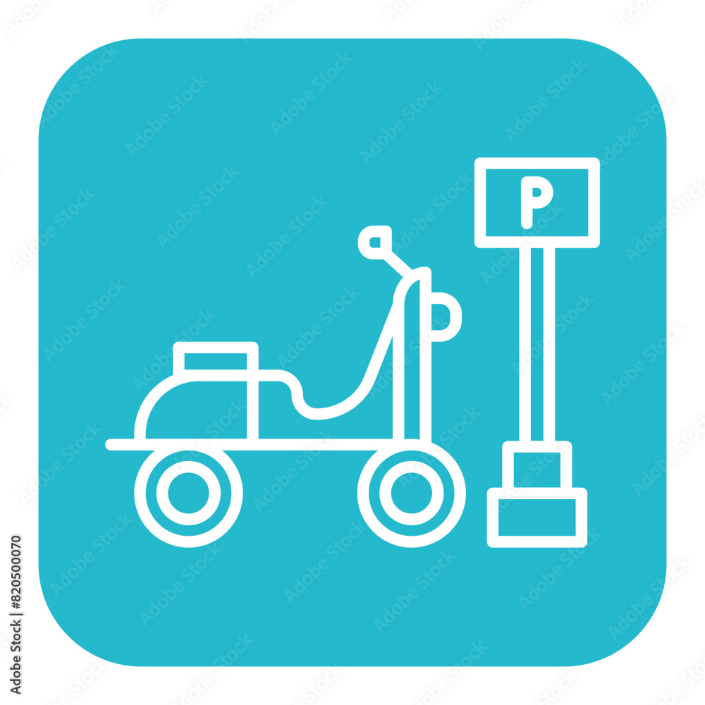 Bike Parking vector icon. Can be used for Coworking Space iconset. Bike Parking vector icon. Can be used for Coworking Space iconset.