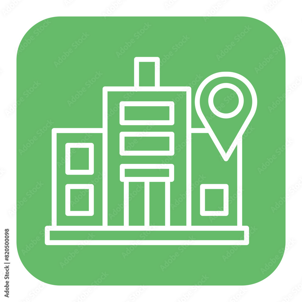 Business Address vector icon. Can be used for Coworking Space iconset. Business Address vector icon. Can be used for Coworking Space iconset.