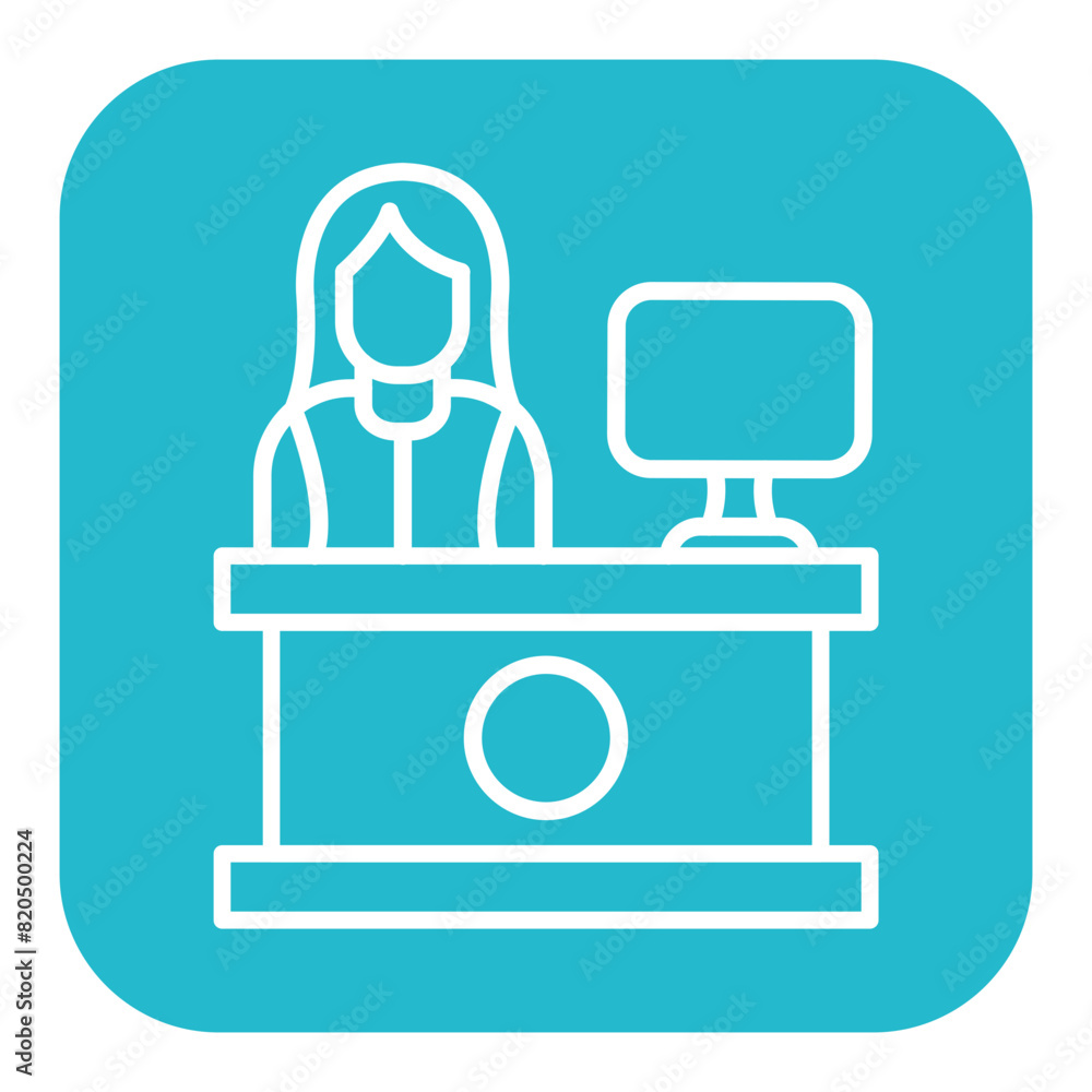 Hot Desk vector icon. Can be used for Coworking Space iconset. Hot Desk vector icon. Can be used for Coworking Space iconset.