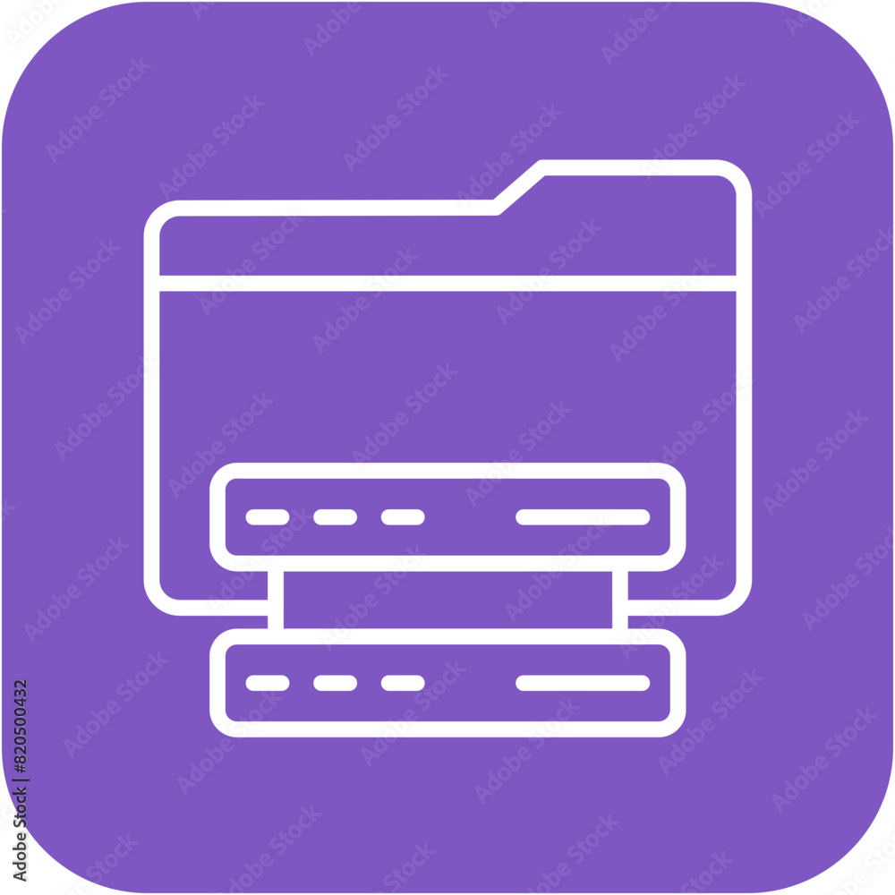 Data Storage vector icon. Can be used for Compliance And Regulation iconset.
