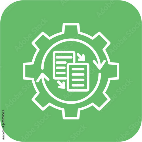 Data Processor vector icon. Can be used for Compliance And Regulation iconset.