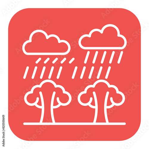 Raining vector icon. Can be used for Agriculture iconset.