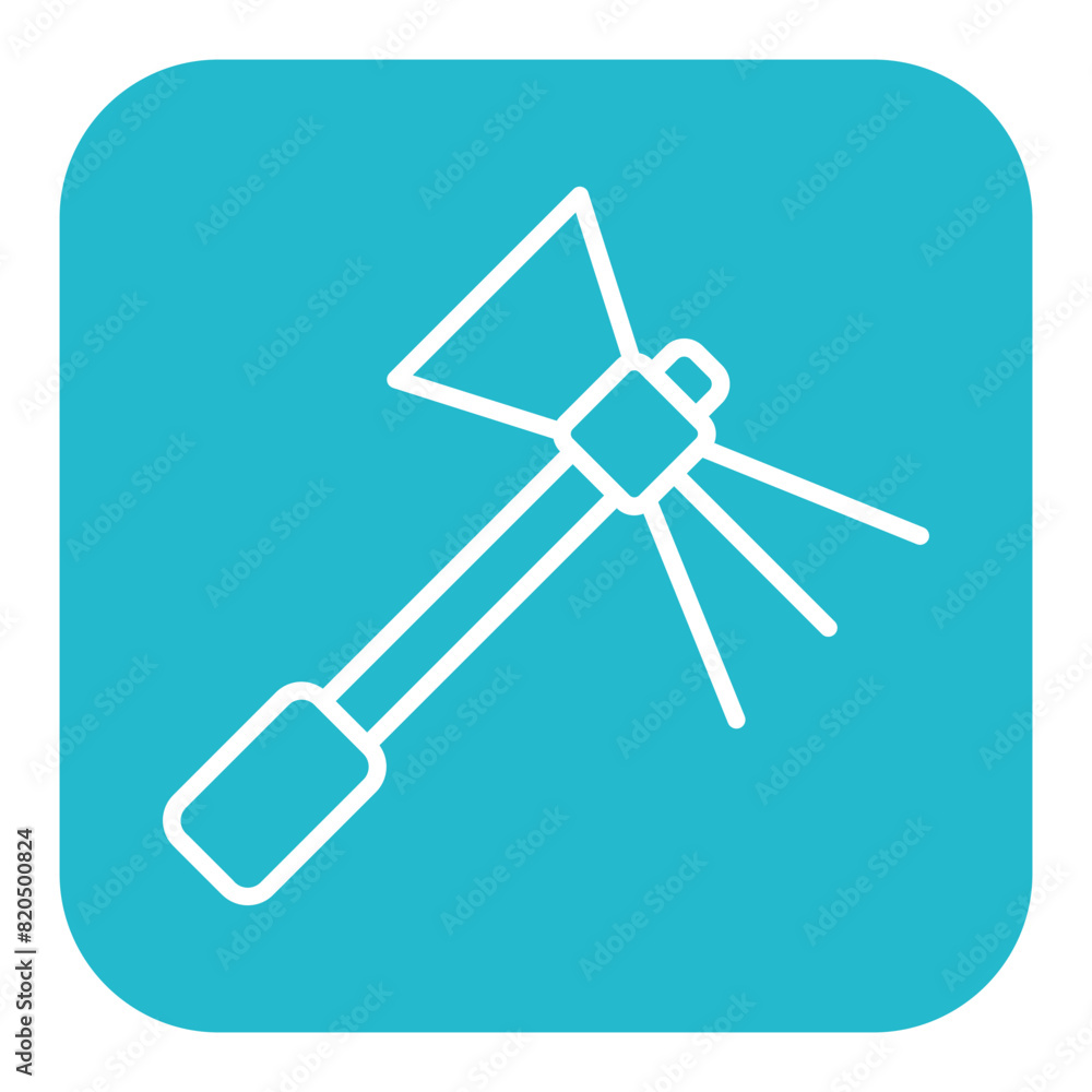 Hoe vector icon. Can be used for Agriculture iconset. Hoe vector icon. Can be used for Agriculture iconset.
