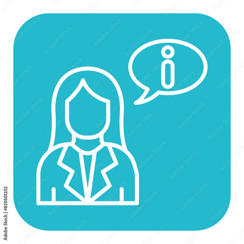 Female Informant vector icon. Can be used for Crime Investigation iconset. Female Informant vector icon. Can be used for Crime Investigation iconset.