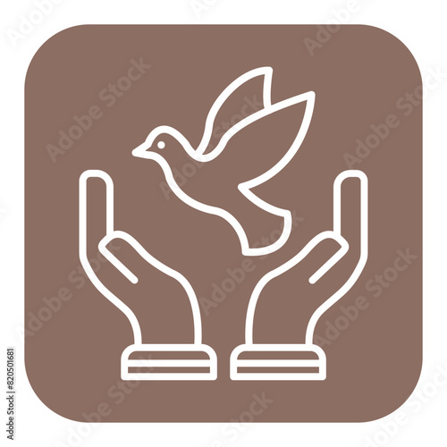 Freedom vector icon. Can be used for Human Rights iconset.