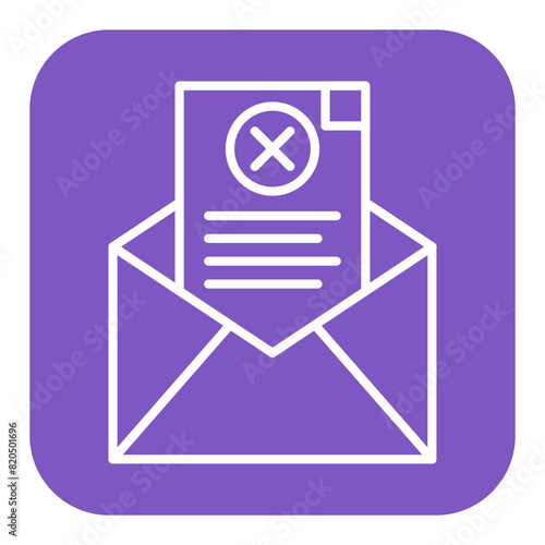 Rejection vector icon. Can be used for Human Rights iconset.