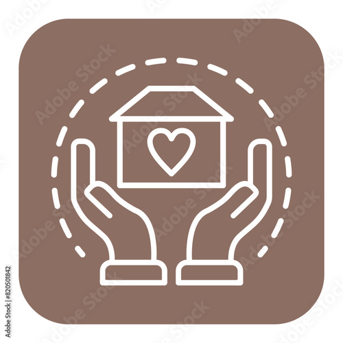 Charity vector icon. Can be used for Human Rights iconset.