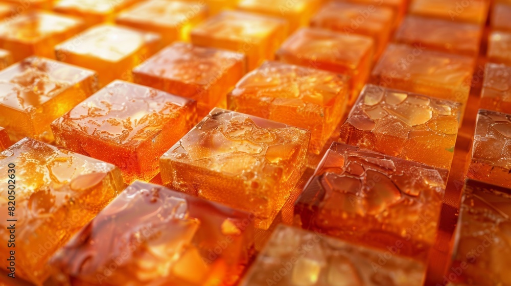 Orange abstract background created by squares lined up neatly. Orange abstract background created by squares lined up neatly.