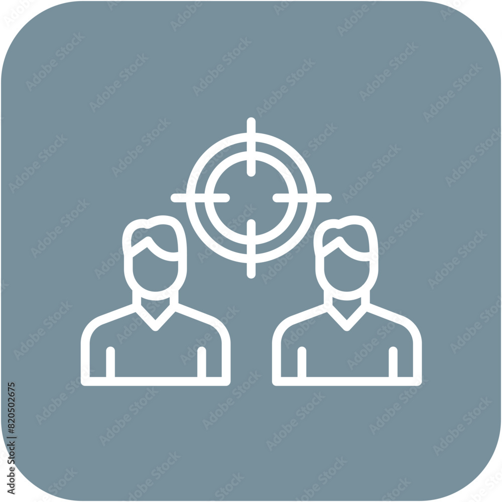 Shared Goals vector icon. Can be used for Teamwork iconset. Shared Goals vector icon. Can be used for Teamwork iconset.