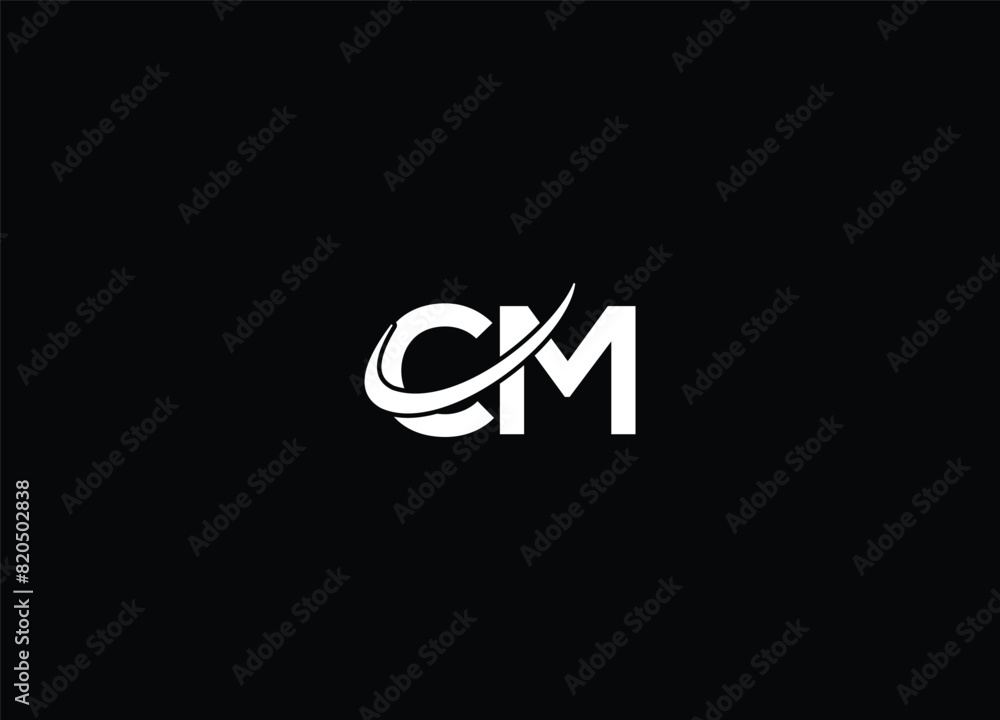 CM letter logo design with modern logo CM letter logo design with modern logo
