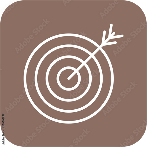 Accuracy vector icon. Can be used for Core Values iconset.