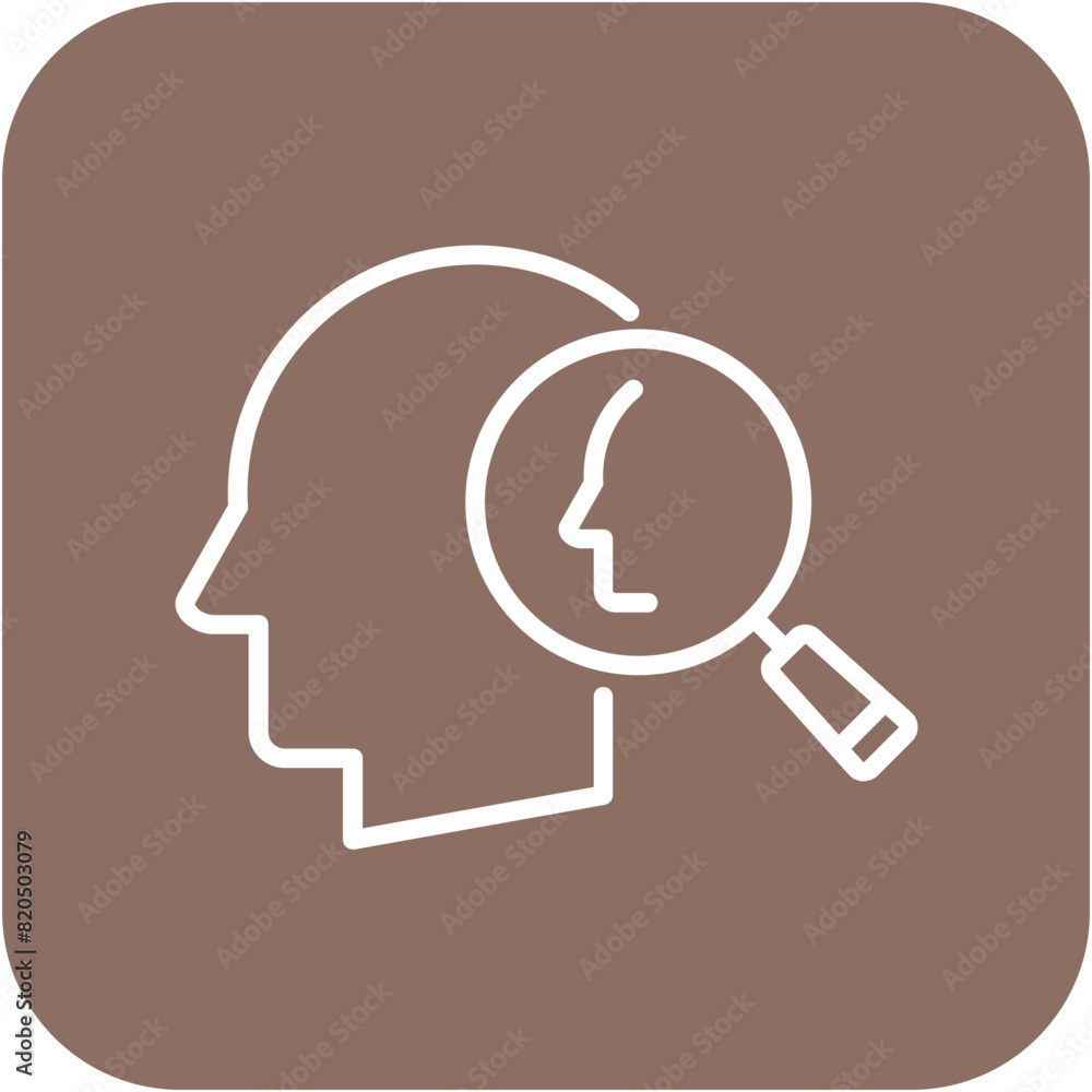 Introspection vector icon. Can be used for Personal Growth iconset. Introspection vector icon. Can be used for Personal Growth iconset.