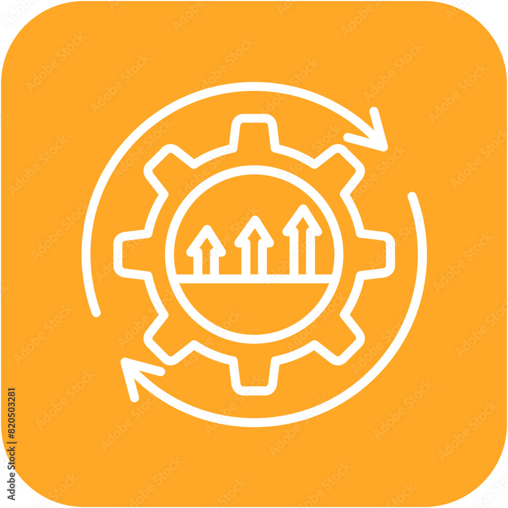 Continuous Improvement vector icon. Can be used for Project Assesment iconset. Continuous Improvement vector icon. Can be used for Project Assesment iconset.