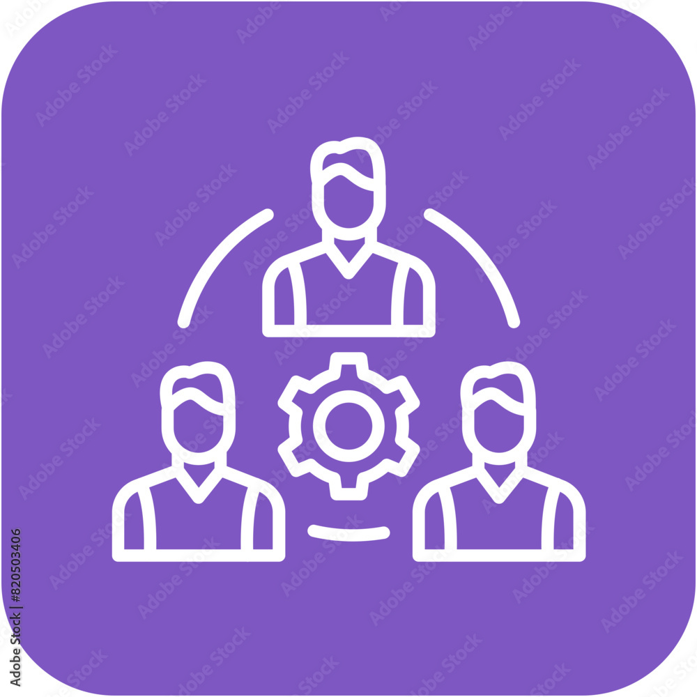 Team Collaboration vector icon. Can be used for Project Assesment iconset. Team Collaboration vector icon. Can be used for Project Assesment iconset.