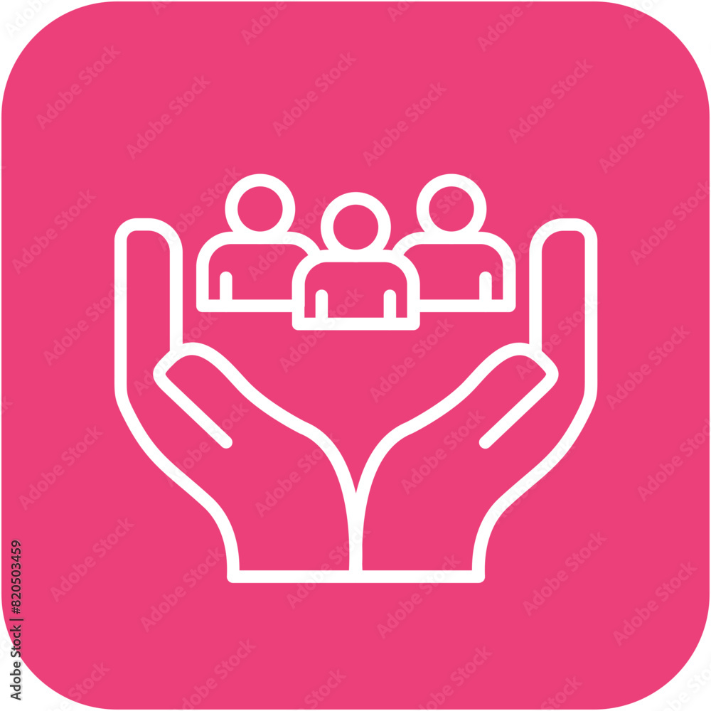 Supportive Community vector icon. Can be used for Charity iconset. Supportive Community vector icon. Can be used for Charity iconset.