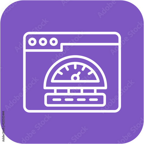 Velocity vector icon. Can be used for Project Assesment iconset.