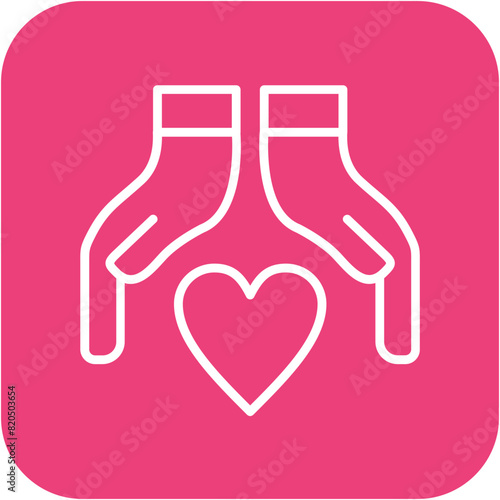 Kind Acts vector icon. Can be used for Charity iconset.