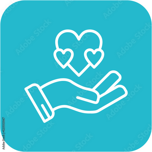 Generosity vector icon. Can be used for Survey iconset.