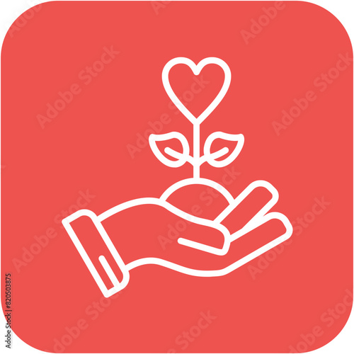 Philanthropy vector icon. Can be used for Survey iconset.