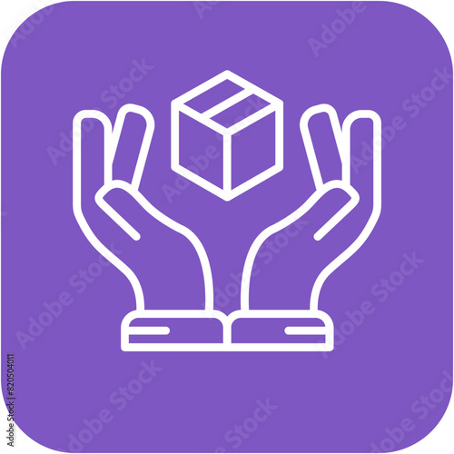 Care Package vector icon. Can be used for Survey iconset.