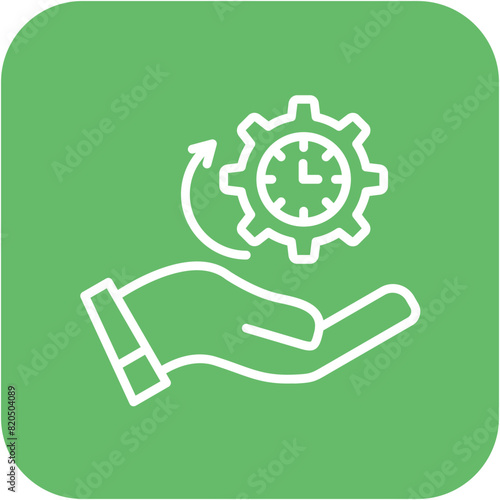 Time Management vector icon. Can be used for Business Performance iconset.