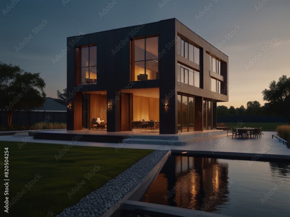 modern concept of a house modern concept of a house