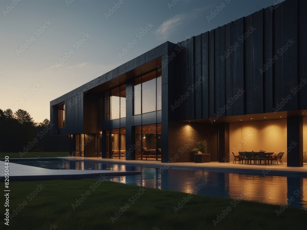 modern concept of a house modern concept of a house