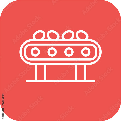 Mass Production vector icon. Can be used for Mass Production iconset.