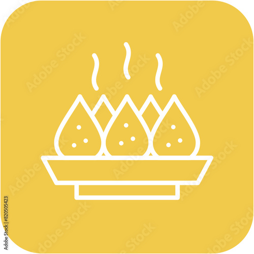 Coxinha vector icon. Can be used for World Cuisine iconset.