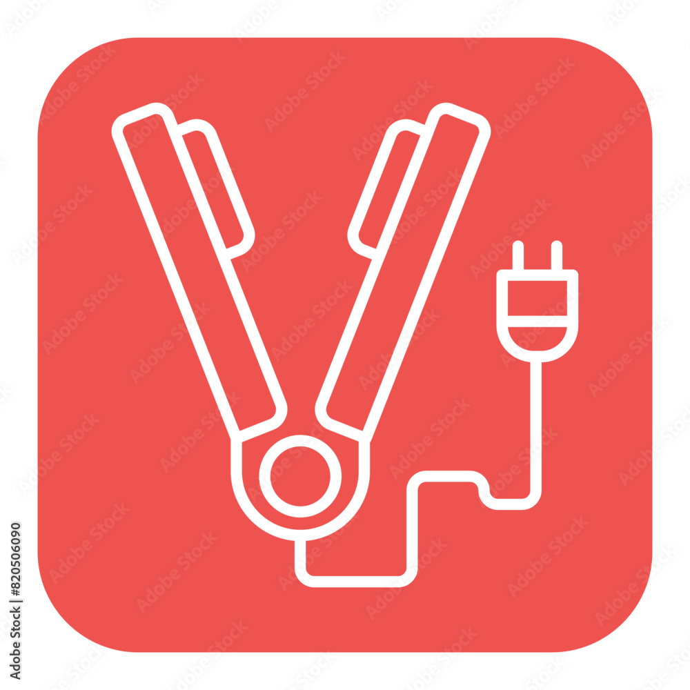 Hair Straightener vector icon. Can be used for Spa iconset. Hair Straightener vector icon. Can be used for Spa iconset.