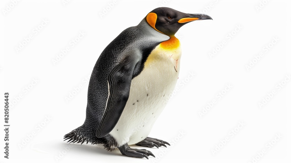 Fototapeta premium Emperor penguin isolated on white background