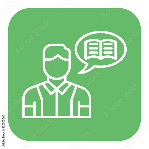 Short Story vector icon. Can be used for Literature iconset.