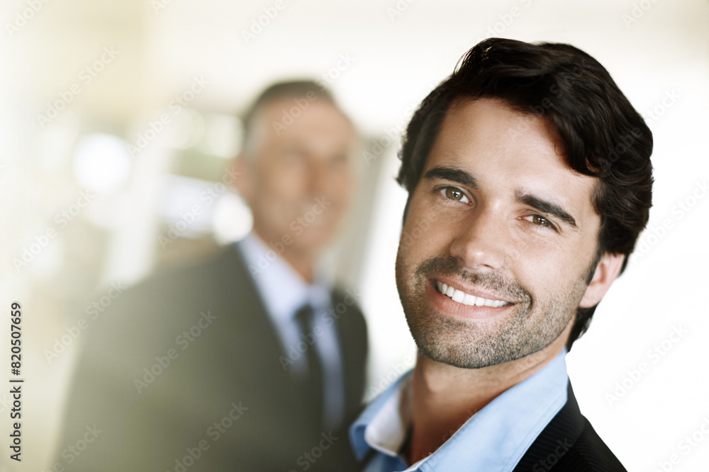 Office, portrait and business man at work with career goal, pride and attorney of law firm. Professional, advisor or immigration lawyer for legal advice, justice and guidance with smile in Canada Office, portrait and business man at work with career goal, pride and attorney of law firm. Professional, advisor or immigration lawyer for legal advice, justice and guidance with smile in Canada