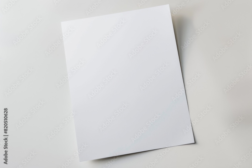 Paper Mockup on Isolated Background created with Generative AI Paper Mockup on Isolated Background created with Generative AI