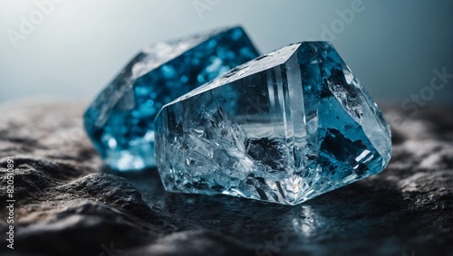 Ice crystal gemstone mineral jewelry 