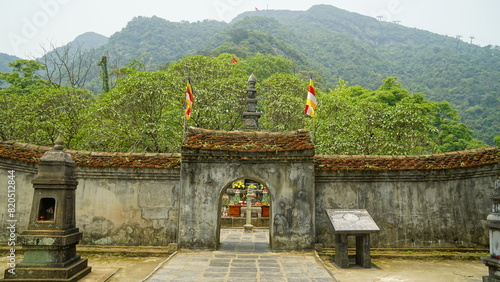 Landscape of Yen Tu Pagoda Quang Ninh
