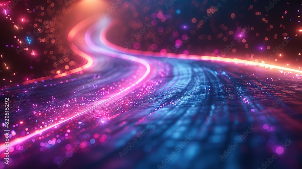 Galactic Journey: Hyper Speed Warp in Blue-Purple Spectrum Galactic Journey: Hyper Speed Warp in Blue-Purple Spectrum
