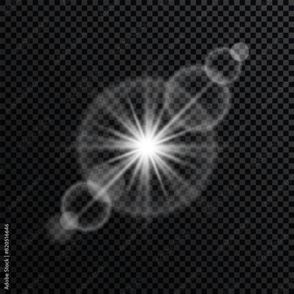 Lightin Effects Vector Effect sparkling stars light burst explosion, flickering and flashing ...