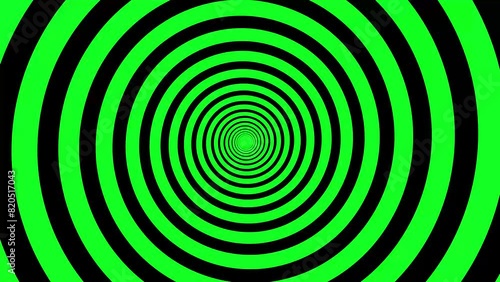 Black Hypnotic Spiral Dizzy Optical Illusion Design UHD