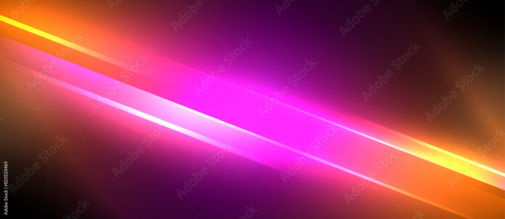 Neon dynamic diagonal light rays background. Techno digital geometric concept design for wallpaper, banner, presentation, background Neon dynamic diagonal light rays background. Techno digital geometric concept design for wallpaper, banner, presentation, background