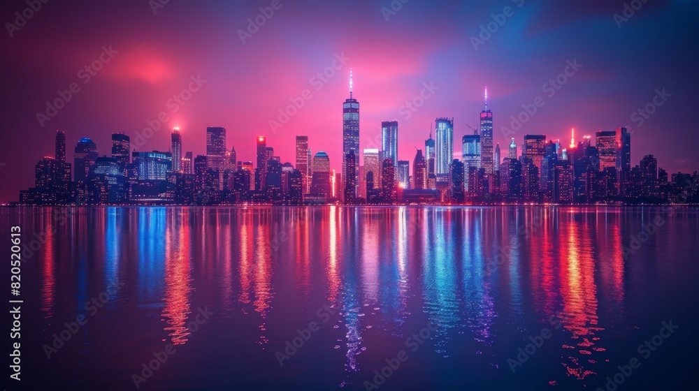 Obraz premium City Background at Night
