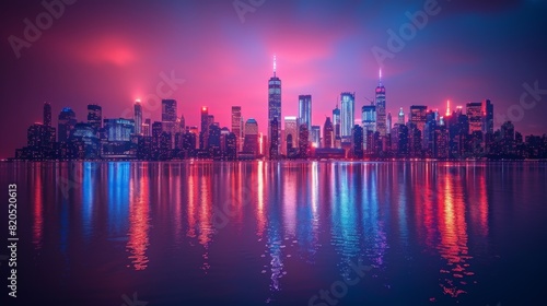 City Background at Night