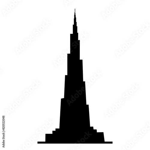 Burj Khalifa building sign