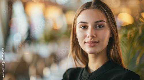 The close up picture of the caucasian event organizer working inside the event  the event organizer require skills like budget management  time management  communication  planning and creative. AIG43.