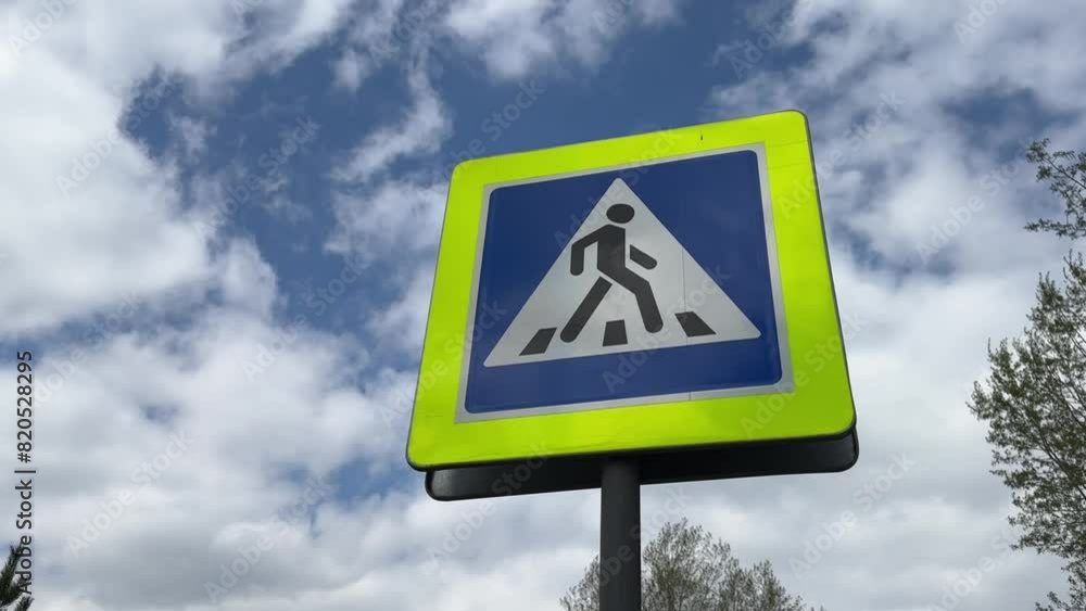 pedestrian crossing road sign for pedestrian, traffic pedestrian crossing road sign for pedestrian, traffic