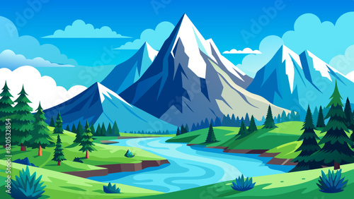 create-a-vector-art-of-a-beautiful-mountain-lands 