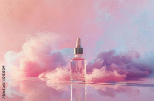 Glass Bottle With Liquid Inside